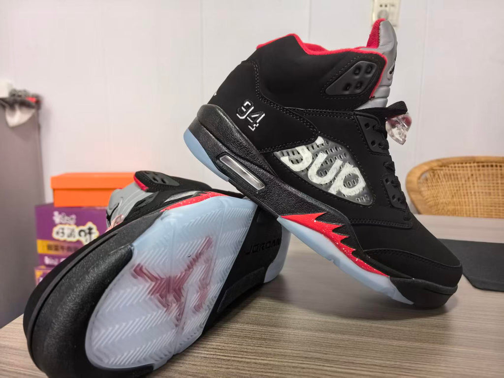Air Jordan 5 'Black Red' Collaboration